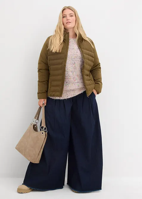 Ultralett, vattert jakke i dunjakke-look, bonprix