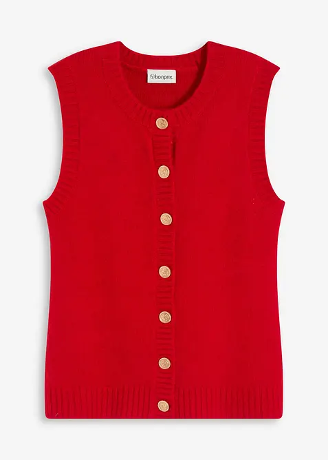Strikket vest, bonprix