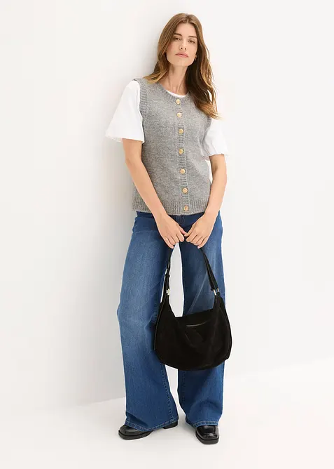 Strikket vest, bonprix