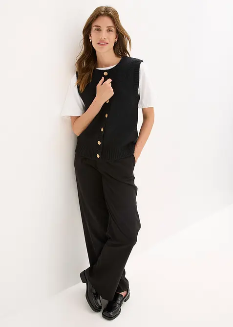 Strikket vest, bonprix