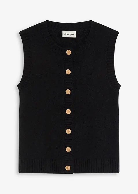 Strikket vest, bonprix