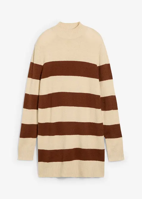 Lang, strikket genser, bonprix