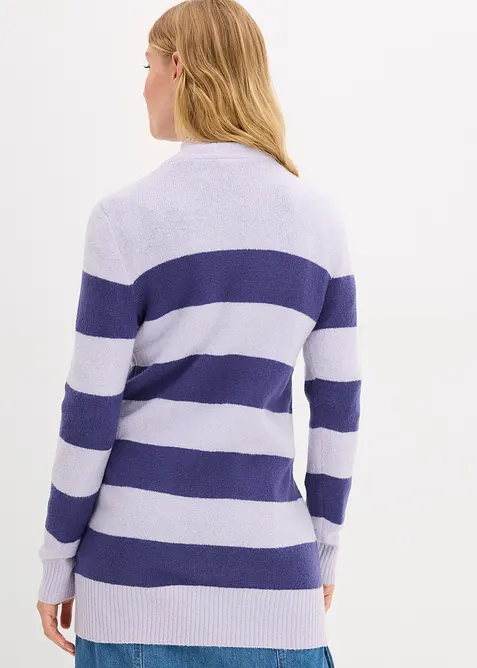 Lang, strikket genser, bonprix