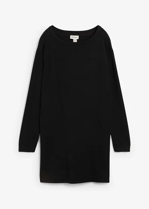 Lang genser med resirkulert bomull, bonprix