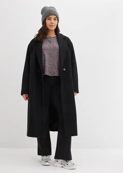 Slengbukse i &oslash;kologisk bomull med stretch, bonprix