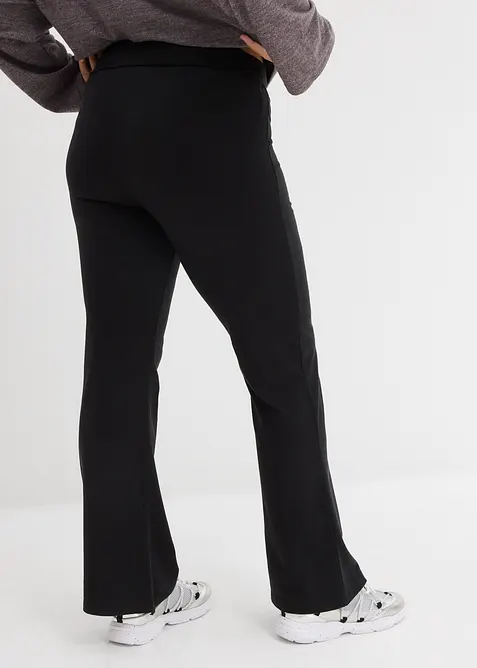 Slengbukse i &oslash;kologisk bomull med stretch, bonprix