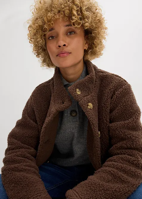 Jakke i pilefleece, bonprix