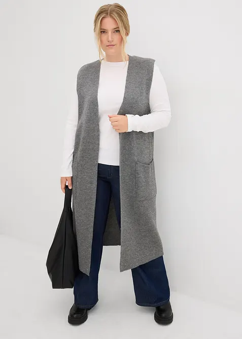 Strikket vest, bonprix
