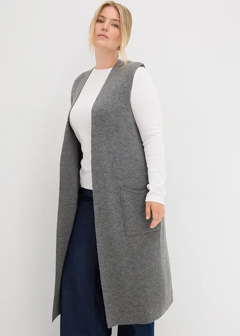 Strikket vest, bonprix