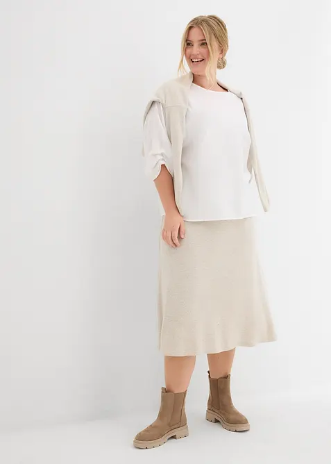 Bluse i 100% bomull, bonprix