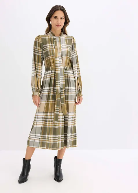 Midikjole med sløyfe, bonprix