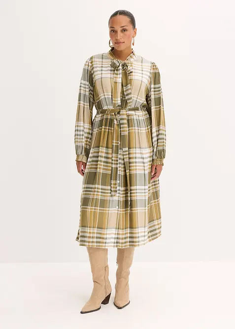 Midikjole med sløyfe, bonprix