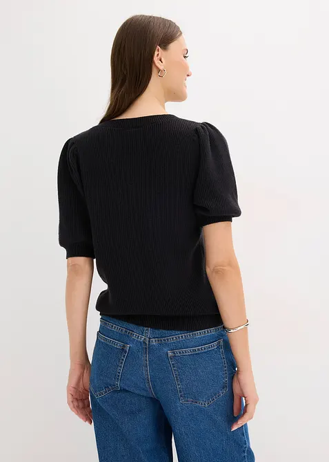 Genser med applikerte sl&oslash;yfer, bonprix