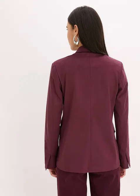 Blazer i semsket skinn, bonprix