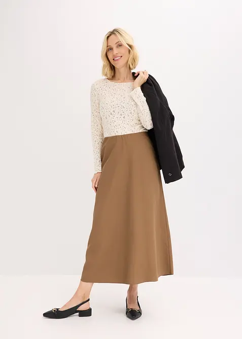 Maxiskj&oslash;rt i strukturmateriale, bonprix