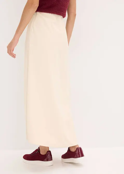 Maxiskjørt i strukturmateriale, bonprix