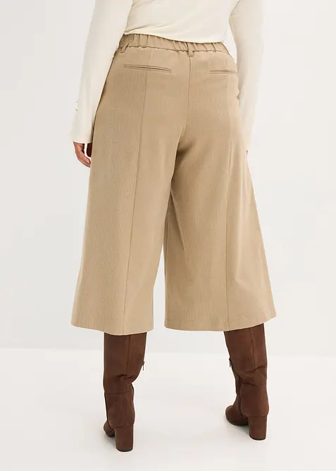 Bukse i ullstil med fiskebensmønster, bonprix