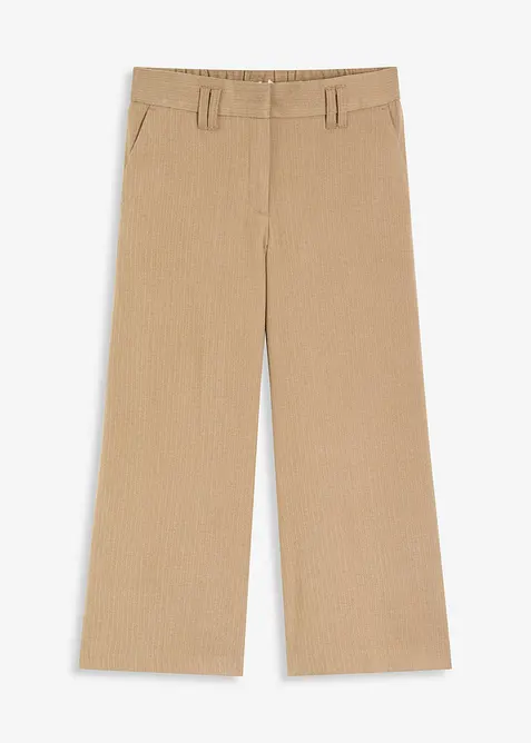 Bukse i ullstil med fiskebensmønster, bonprix