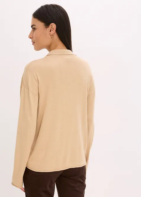 Finstrikket topp, bonprix