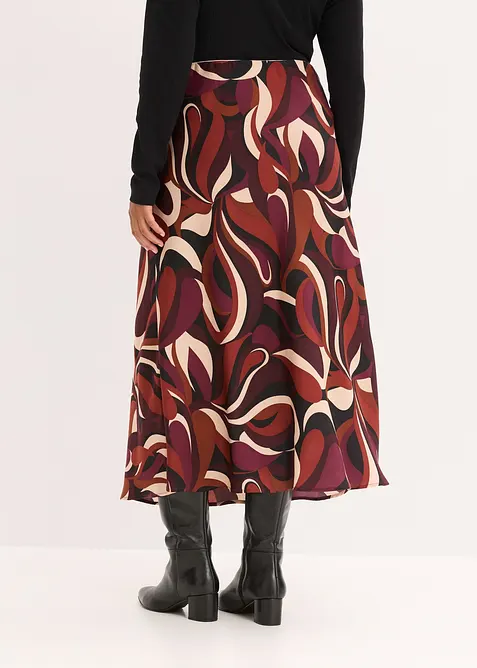 Midiskj&oslash;rt i lett sateng, bonprix