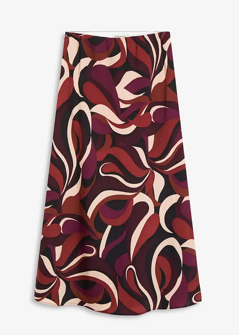 Midiskj&oslash;rt i lett sateng, bonprix