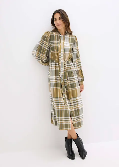 Midikjole med sløyfe, bonprix