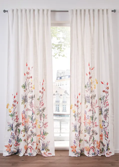 Gardin med resirkulert polyester (1-pack), bonprix