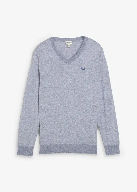 Finstrikket genser i 100% bomull, bonprix