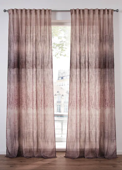 Gardin med resirkulert polyester (1-pack), bonprix