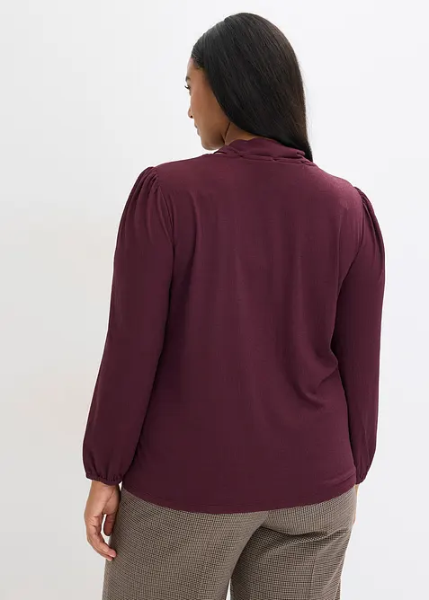 Stukturtopp med avtagbar sl&oslash;yfe, bonprix