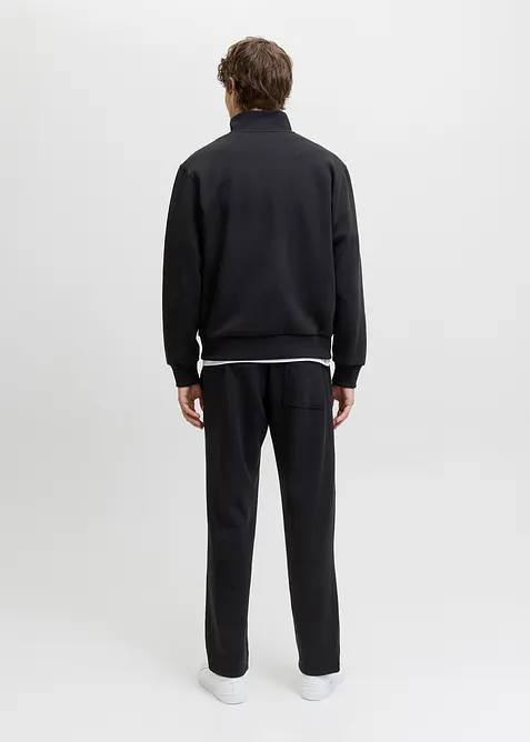 JJ REBEL-sweatshirt med kort glidelås, J&J Rebel