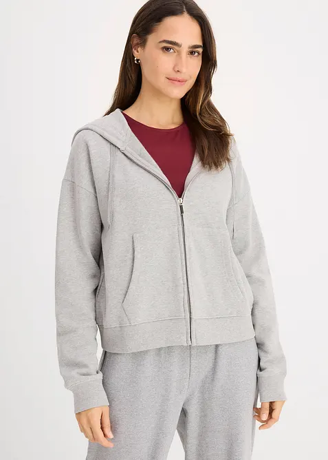Oversized sweatjakke, bonprix