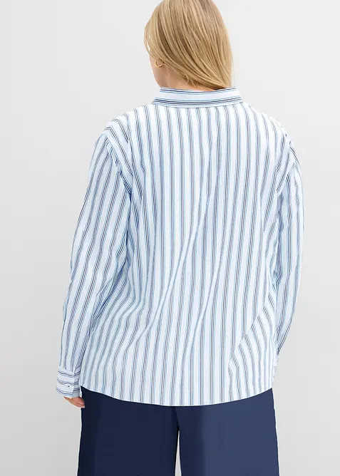 Oversized skjorte i 100% bomull, bonprix