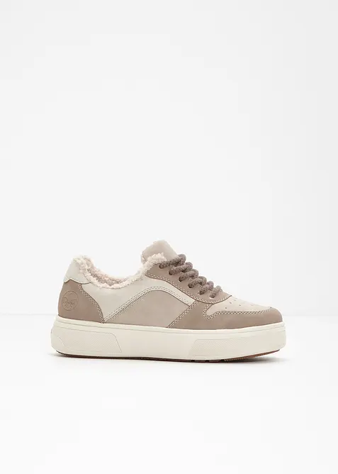 F&ocirc;rede, komfortable plat&aring;-sneakers fra Rieker, Rieker