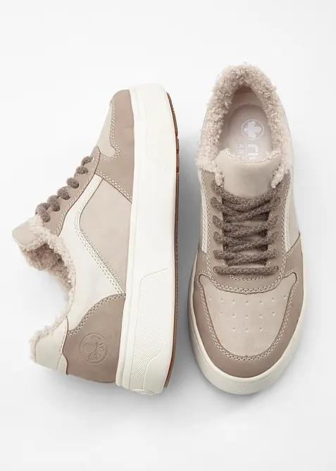 F&ocirc;rede, komfortable plat&aring;-sneakers fra Rieker, Rieker