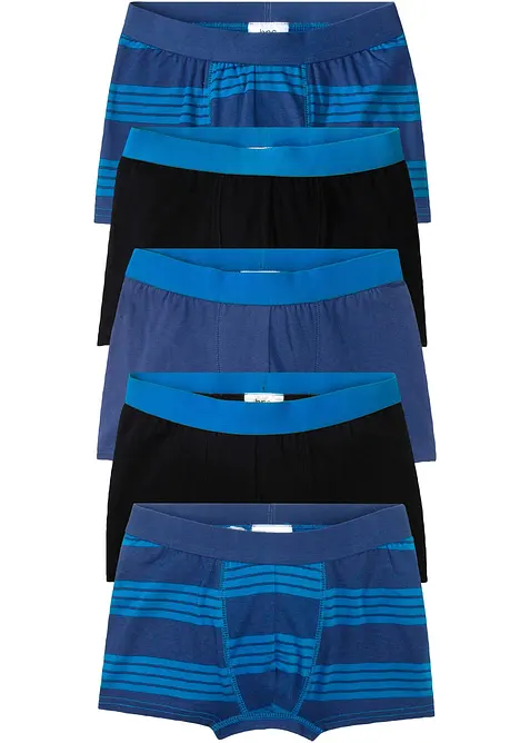 Boksershorts med myk bomull (5-pack), bonprix