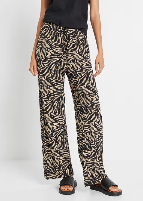 Jerseybukse i lett viskose, bonprix