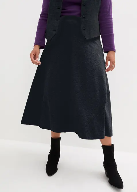 Utsvingt jerseyskj&oslash;rt, bonprix