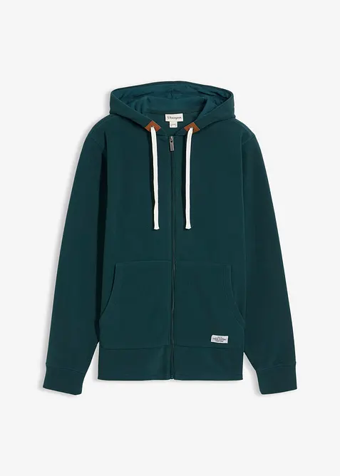 Hettejakke i fleece med påsatte lommer, bonprix