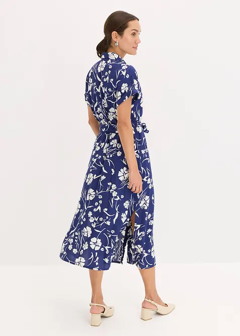 Mønstret skjortekjole, bonprix