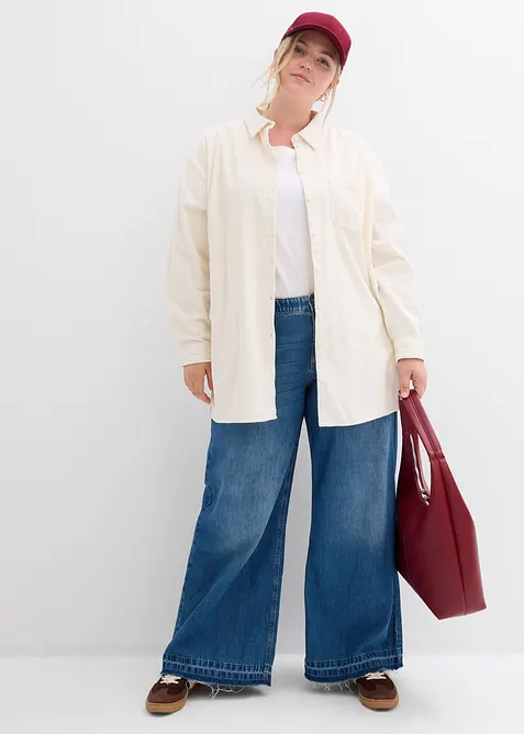 Kordfløyelsskjorte i bomull, bonprix