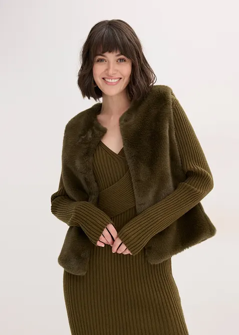 Fuskepelsvest, bonprix