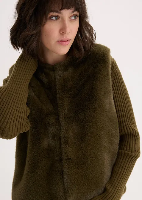 Fuskepelsvest, bonprix