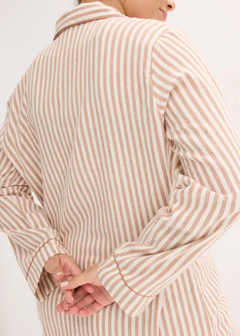 Flanell-pyjamas med gavepose, bonprix