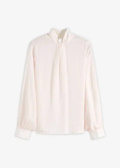 Bluse av lett sateng, bonprix