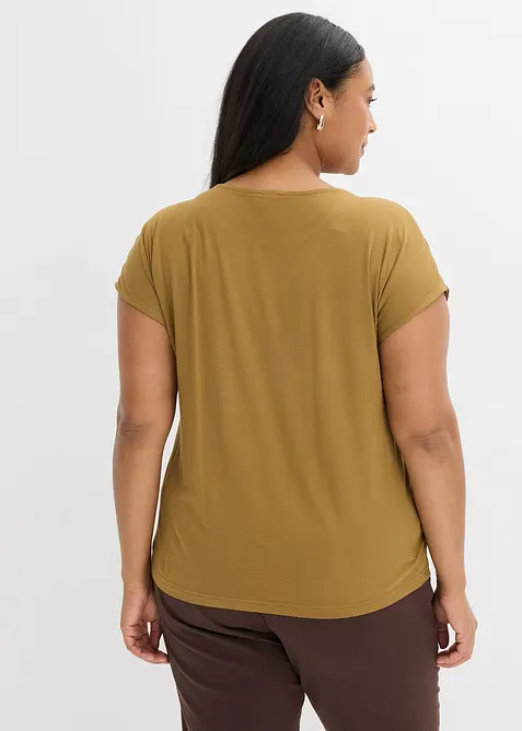 Topp i vevd miks, bonprix