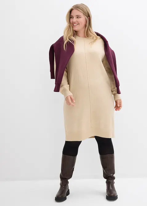 Strikket kjole, bonprix