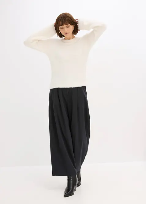 Genser i pusete stil, bonprix