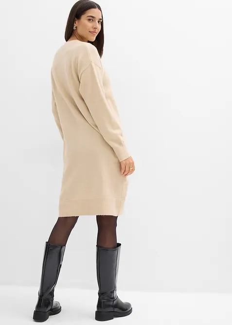 Strikket kjole, bonprix