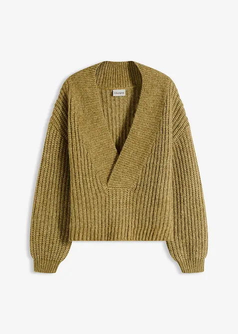 Grovstrikket genser, bonprix